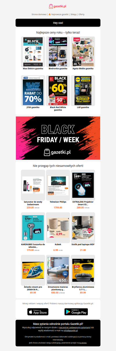 🖤🛒🛍️BLACK FRIDAY z Gazetki.pl