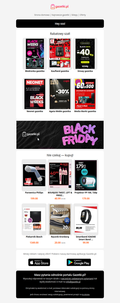 Czarny Piątek zaczyna się teraz!