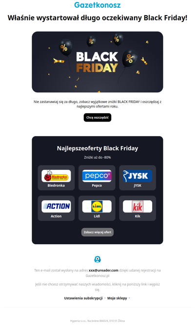 Odblokowaliśmy zniżki Black Friday 💣