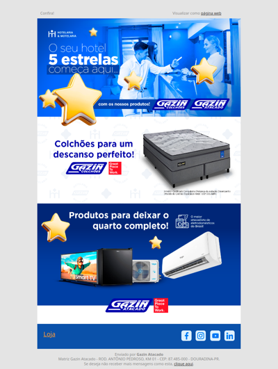 , o seu hotel 5 estrelas começa aqui...