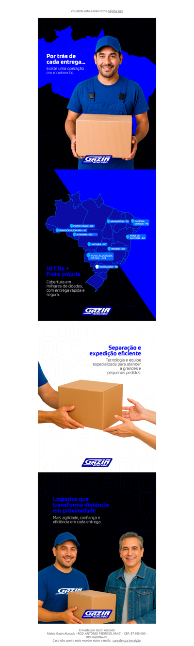 Por trás de cada pedido no Gazin Atacado, existe uma operação em movimento