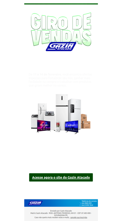 Oportunidade | 11 a 14 de fevereiro