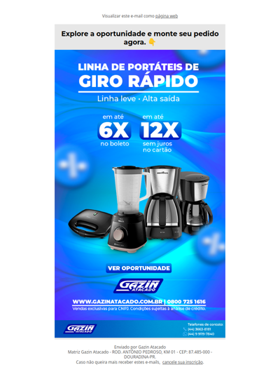 Oportunidade em portáteis hoje.