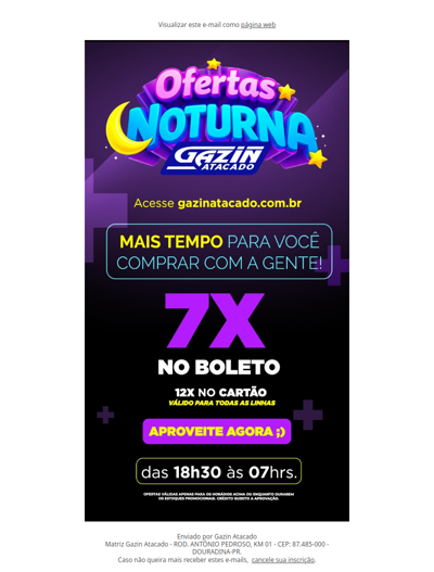 APROVEITE A MELHOR OPORTUNIDADE PARA COMPRAR - OFERTAS NOTURNAS 🌙