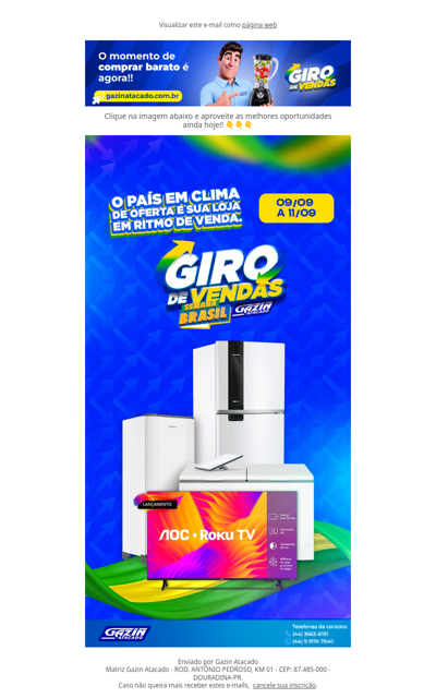 Condições especiais para abastecer seu estoque.