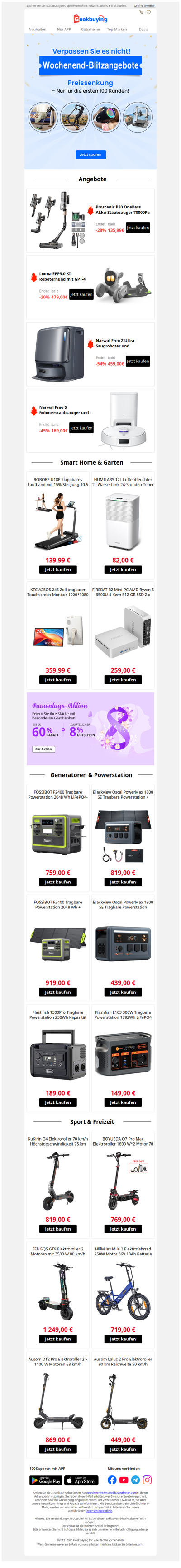 🔥 Finden Sie Ihre Lieblingsartikel (und sparen Sie bis zu 54 %). 🎊