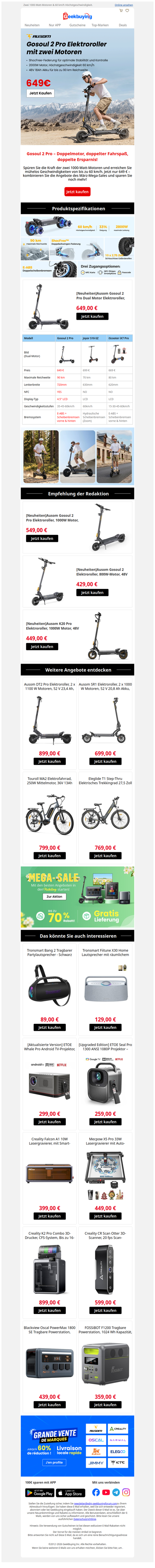 🎯 Gosoul 2 Pro Einführungsangebot – Schneller fahren, weniger zahlen! 🏍