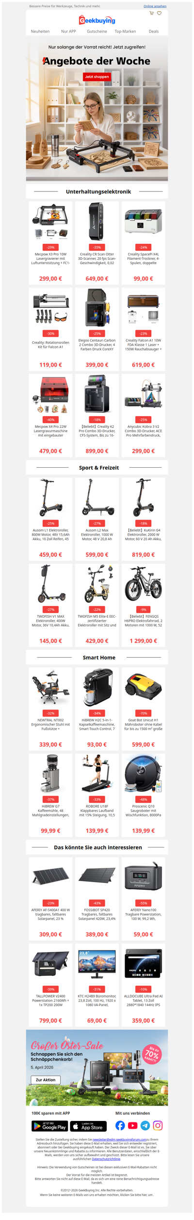 🚀Die besten Werkzeug-Angebote dieser Woche – und weitere Schnäppchen