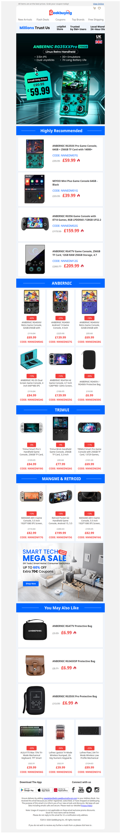 🔥 RG35XX Pro Game Console JUST £59.99! 📉