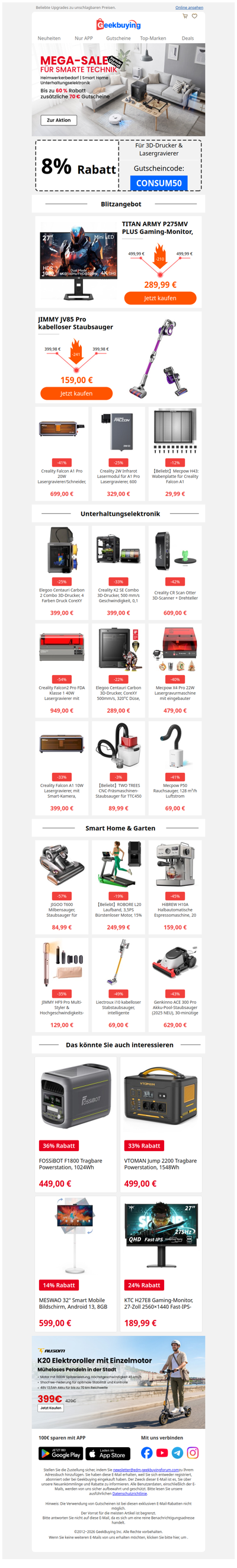 ⚡️Sparen Sie bis zu 60 % auf Heimwerkerbedarf und Smart-Home-Produkte