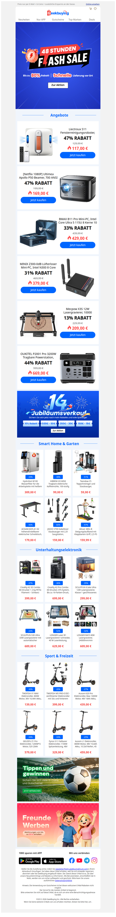 ⏰ Nur noch kurze Zeit: Bis zu 80 % sparen + schneller Versand vor Ort.