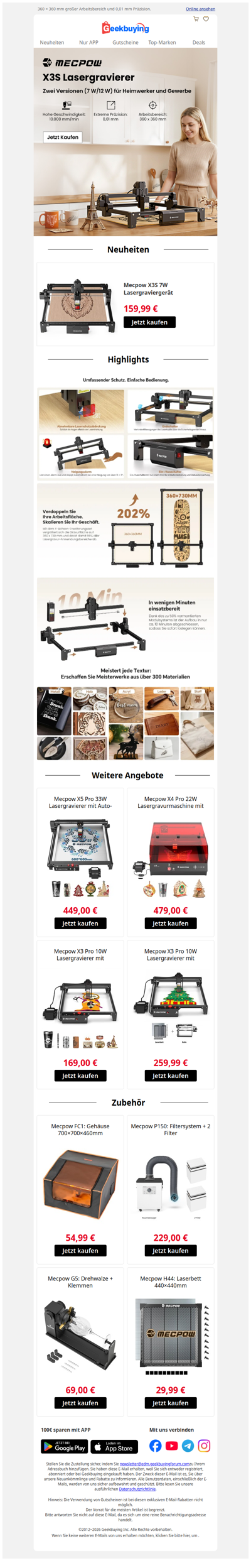 ✨ Der Mecpow X3S ist da! Mehr Platz, mehr Leistung, mehr Geschwindigkeit.