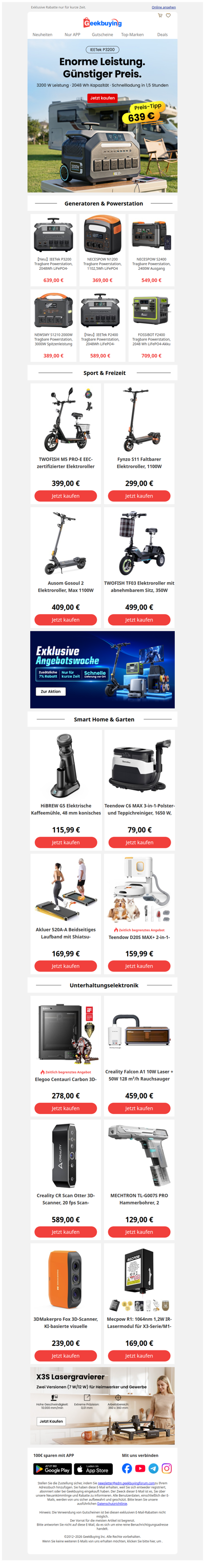 🔋 Ihr nächstes Abenteuer verdient mehr Leistung ⛺