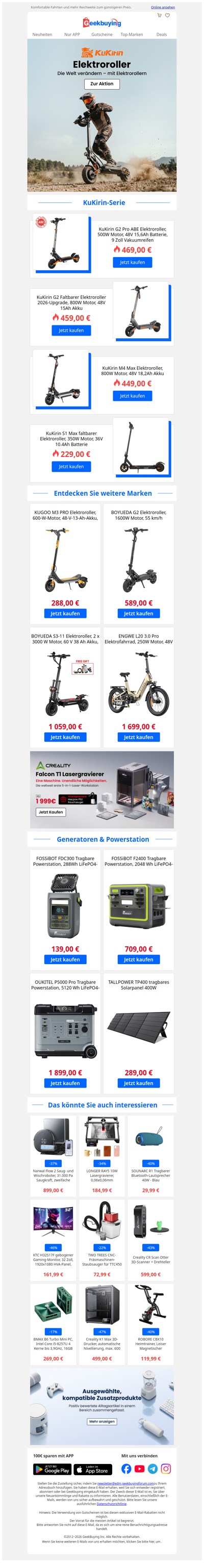 ⚡️ Verbessern Sie Ihr Fahrerlebnis – sparen Sie mit KuKirin!