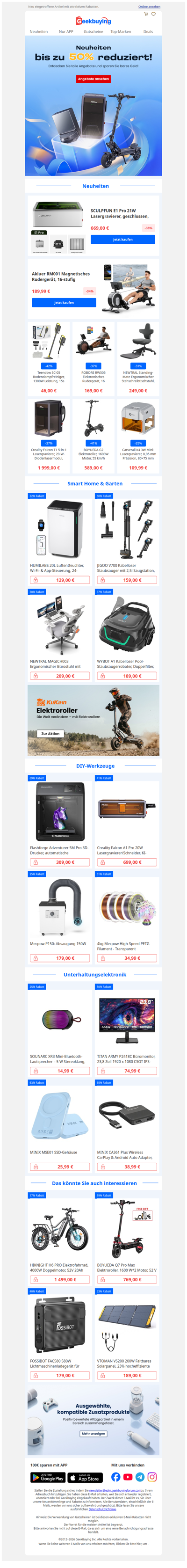 🚀 Entdecken Sie Neuheiten und Schnäppchen!
