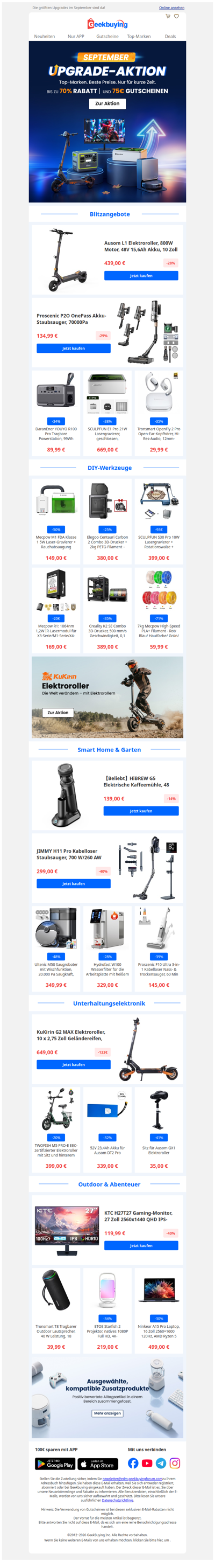 🔥 Bis zu 70 % Rabatt erhalten + zusätzlich 75 € Gutscheine