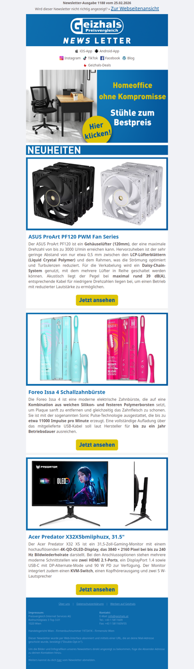 Acer Predator X32X5: 4K OLED-Monitor mit 240Hz