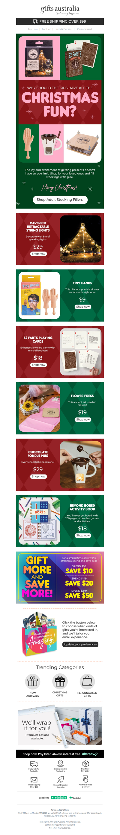 Fill the Grown-Ups Stockings with Fun