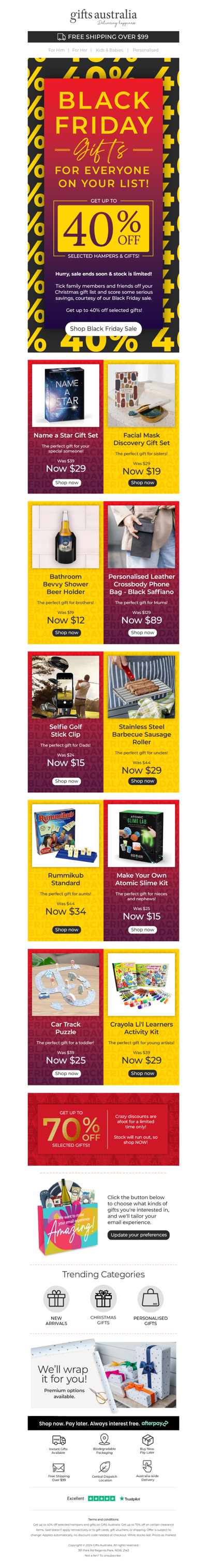 Top 10 gifts now on Black Friday sale