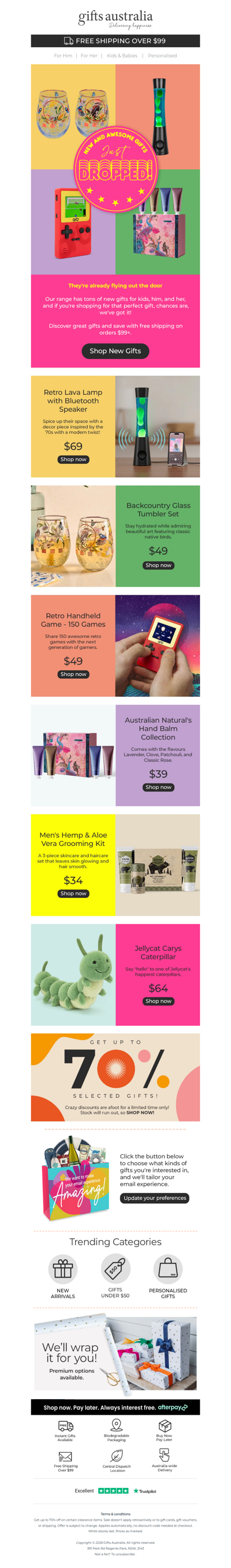 New arrivals they'll L.O.V.E