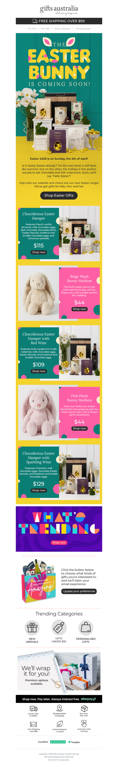 Easter is nearly here & we've got neeewww gifts! 🐰🍫