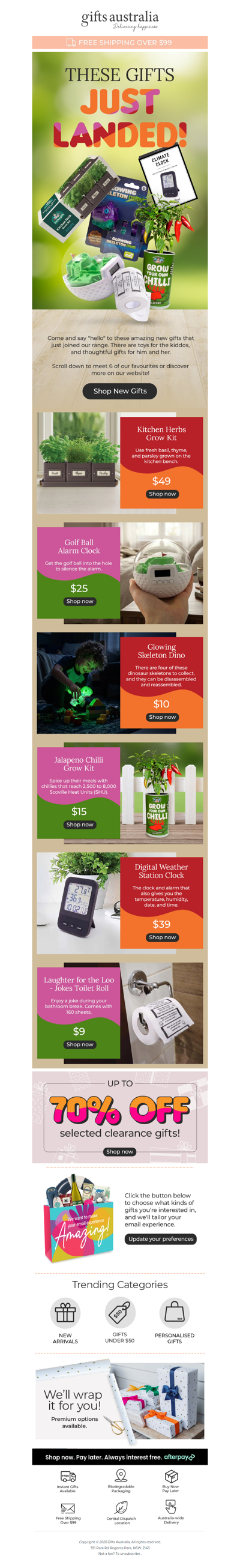From $9 - New gifts just dropped