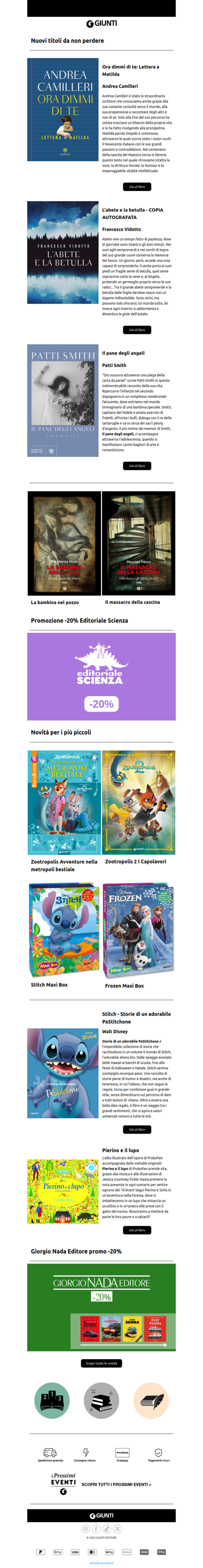 Scopri le novità di inizio Novembre