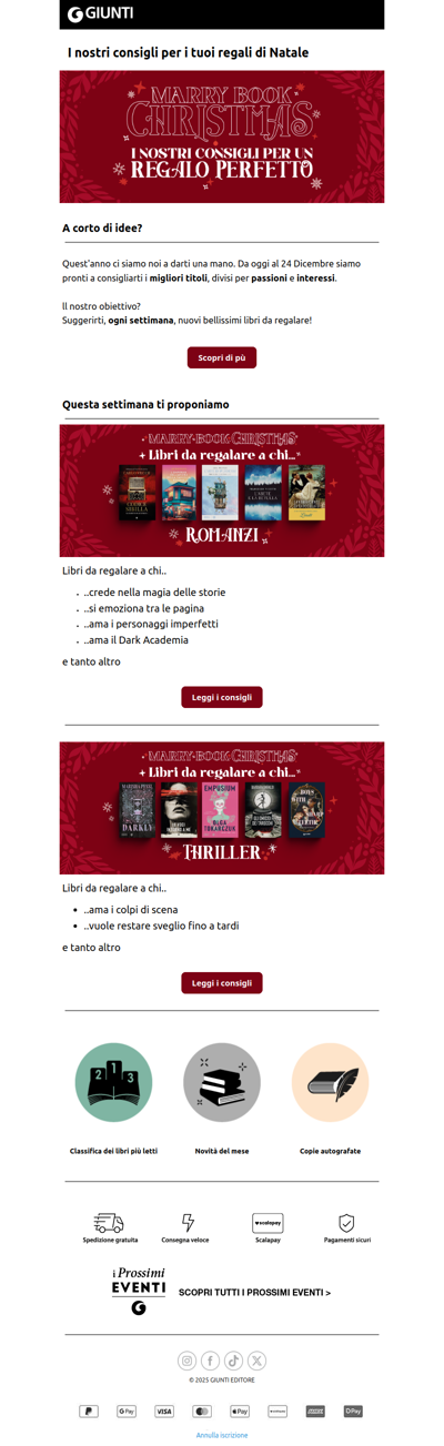 Regali di Natale: i nostri consigli