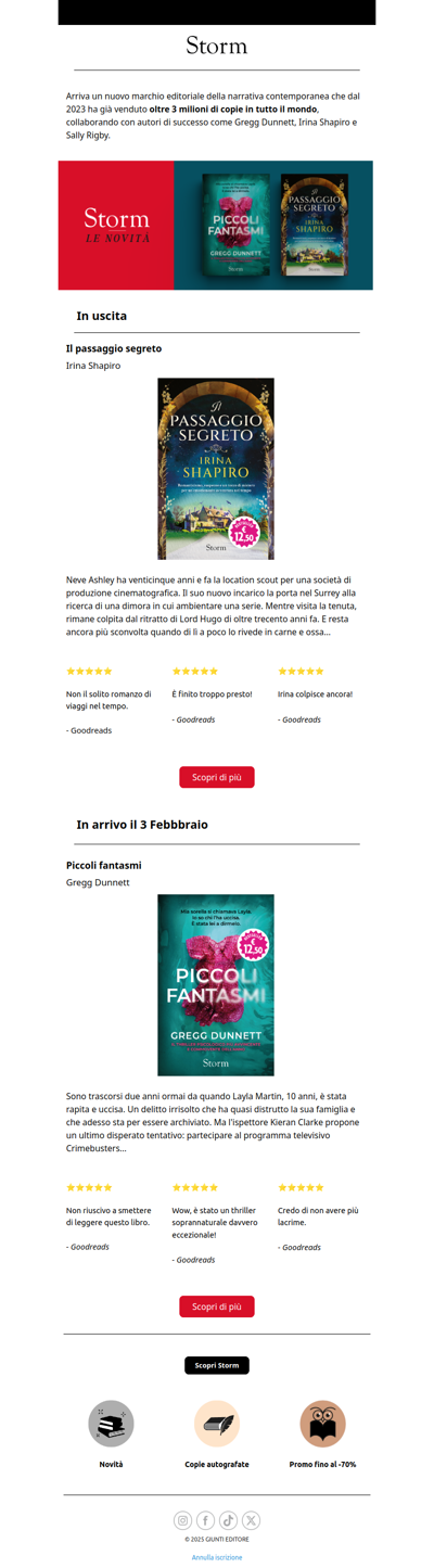 Giunti insieme a Storm: una nuova avventura