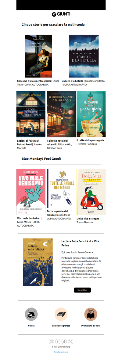 9 Libri per sopravvivere al Blue Monday