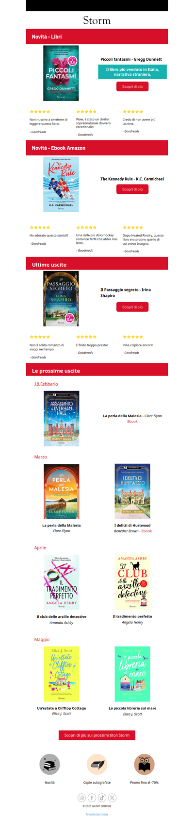 Una tempesta di novità in arrivo da Storm