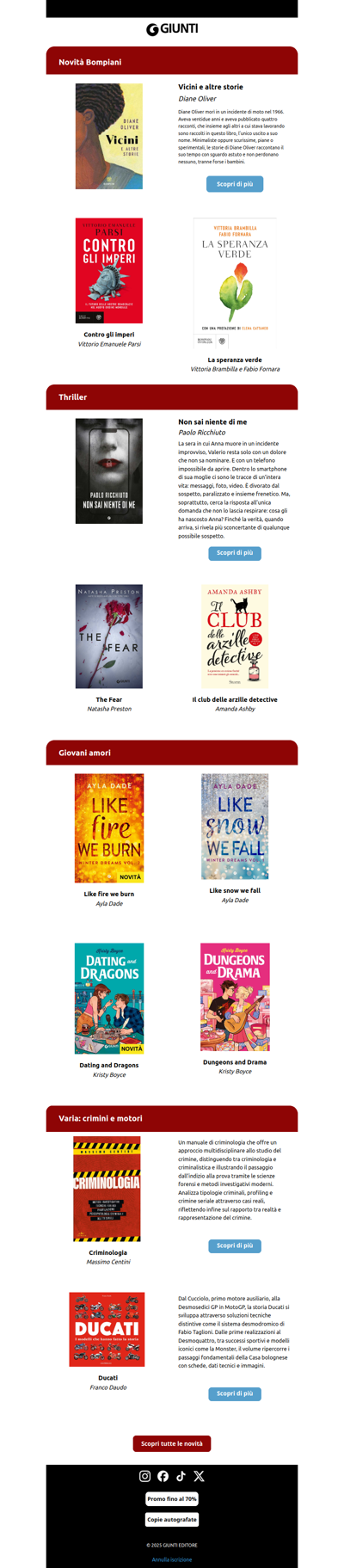 📚Sguardi sul mondo, thriller e giovani amori