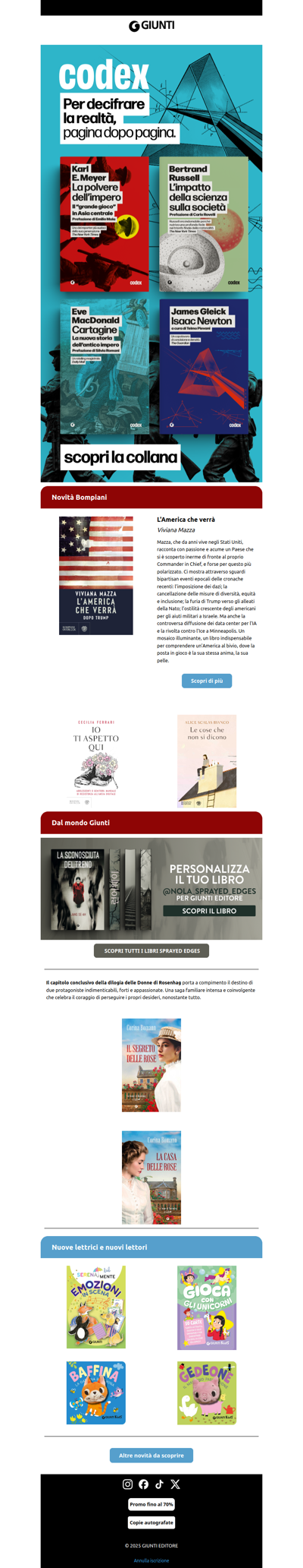 I libri della settimana: scopri le novità fresche di stampa