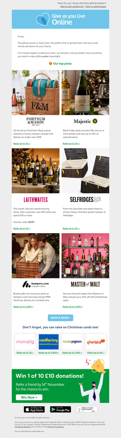 ’Tis the season to give... treats! 🎅