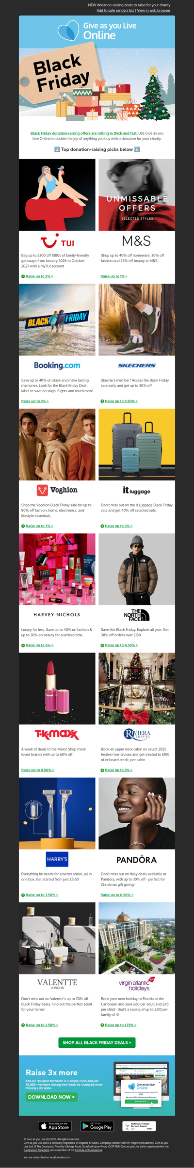 Ass, our update ahead of Black Friday