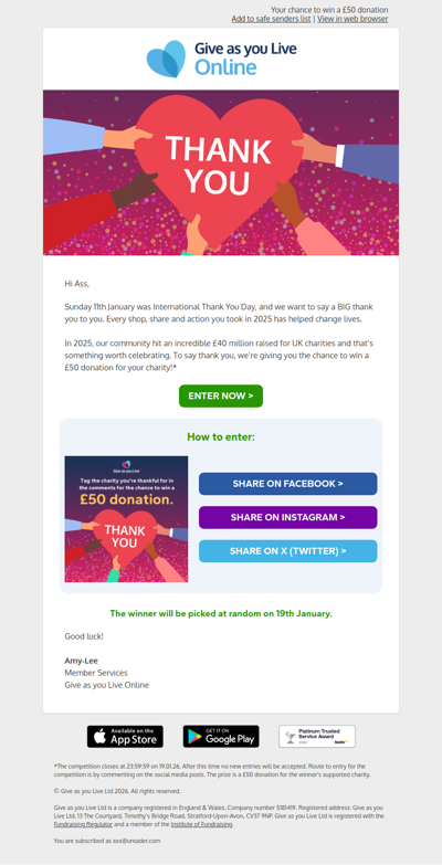 Thank you, Ass ❤️