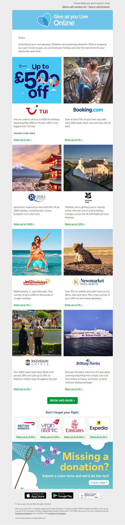 RE: Your next holiday