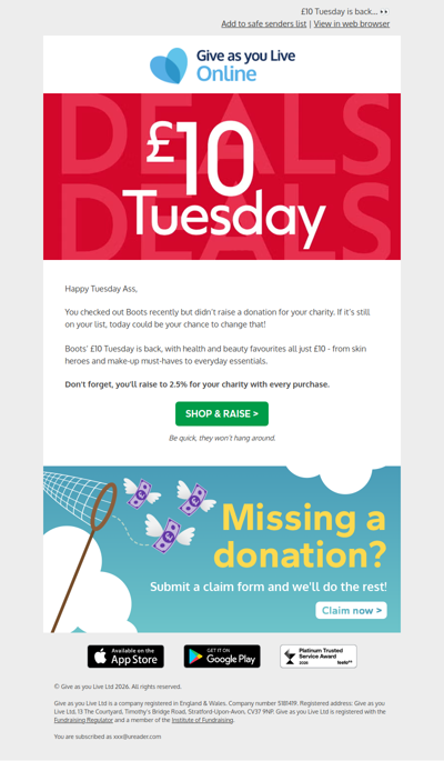 Still interested in Boots?