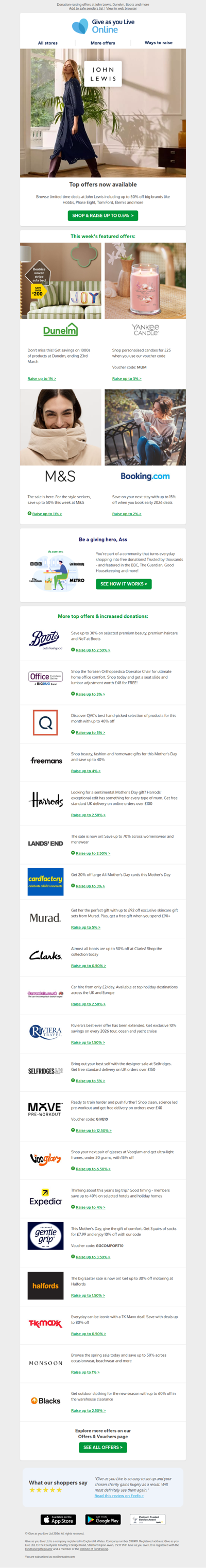 🌷 Spring into top savings for your charity