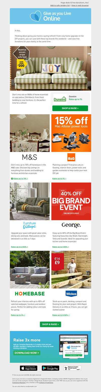 🏡 Your spring home upgrade starts here