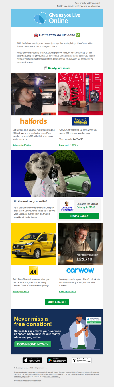 Spring clean your car this week…