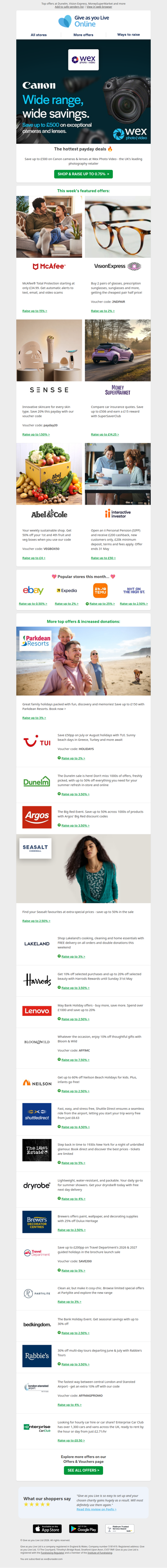 ❗ This payday with your charity