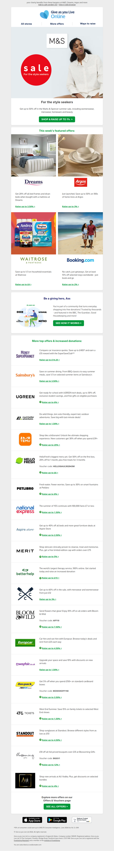 Donations and deals coming in HOT 🔥