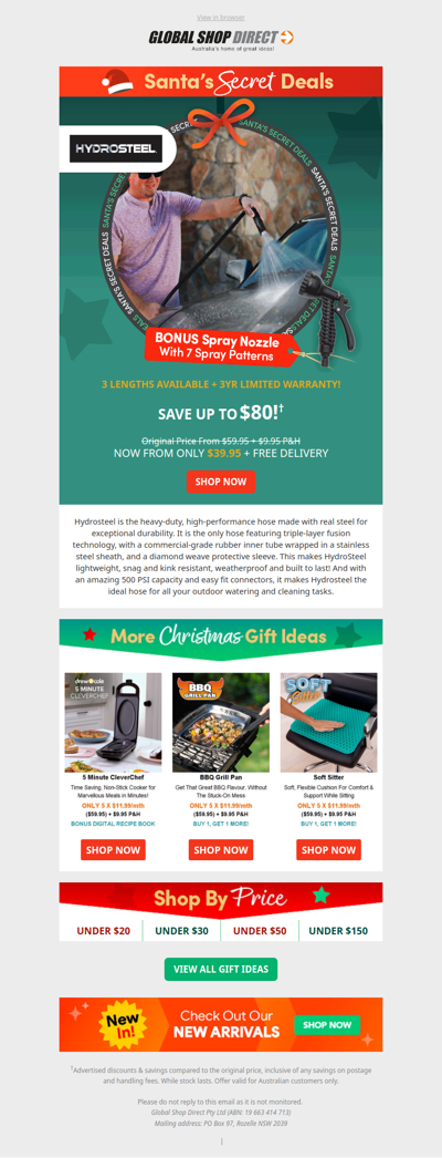 Hydrosteel Hose Now From Only $39.95! Save Up To $80