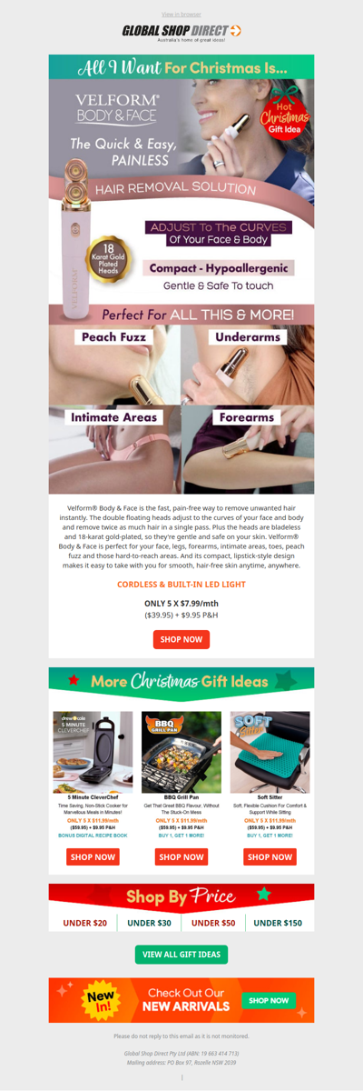 ✨ Elevate Her Self-Care This Christmas with Velform Body & Face!