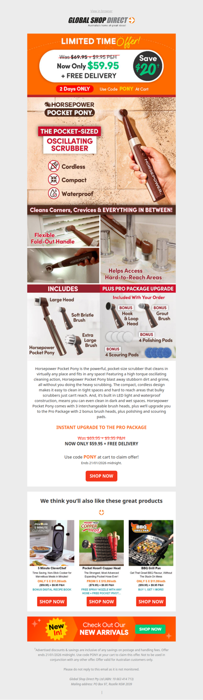 Save $20 on Horsepower Pocket Pony – 2 Days Only!