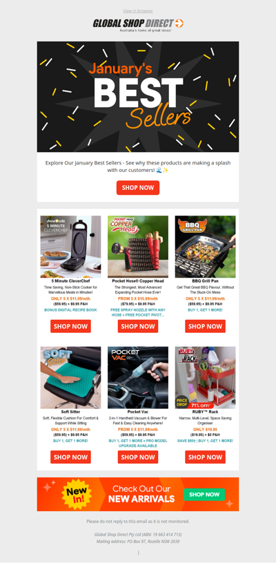 January's Best Sellers Are Waiting For You!