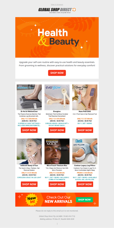 Pamper Yourself With Health & Beauty Picks