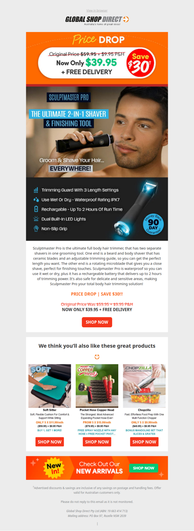 43% Off Sculptmaster Pro - Now $39.95