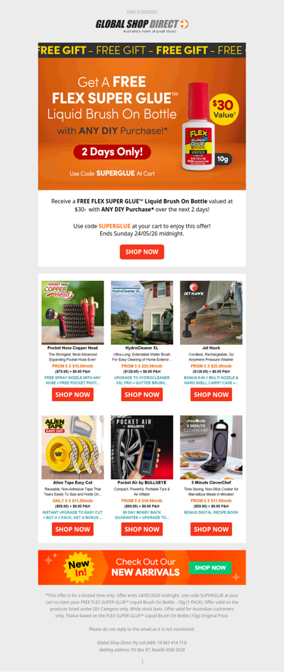 Free Gift With Your DIY Order? Yes Please!